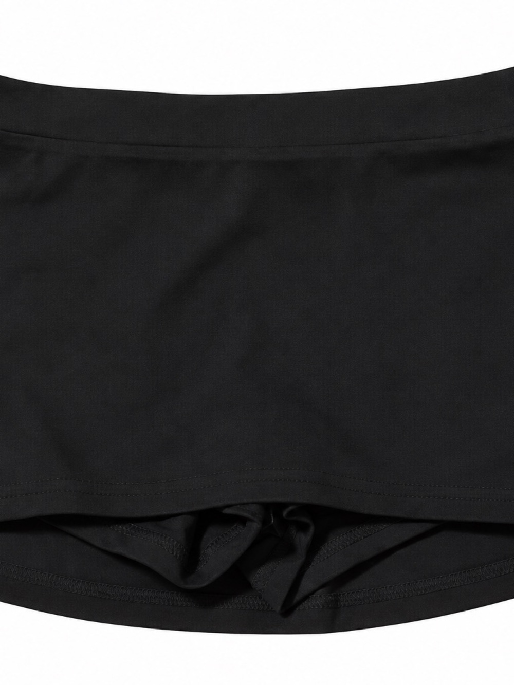 Women’s Black Skort Skirt With Built-In Shorts Size Large